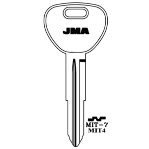 JMA MITSUBISHI 8 CUT KEY BLANK MIT-7 X245 MIT4 PACK OF 10
