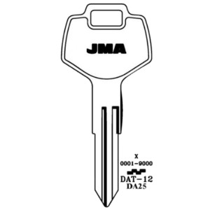 JMA NISSAN INFINITI SUBARU 8 CUT KEY BLANK DAT-12 X123 DA25 PACK OF 10