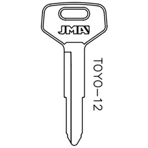 JMA TOYOTA TR33 / X137 KEY BLANK TOYO-12E PACK OF 10