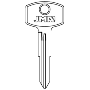 JMA NISSAN DA24 / X114 KEY BLANK DAT-2D PACK OF 10