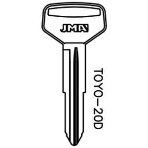 JMA TOYOTA TOYO-20D TR40 X174 KEY BLANK PACK OF 10