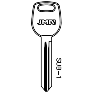 JMA SUBARU SUB1 / X251 BLANK KEY SUB-1 PACK OF 10