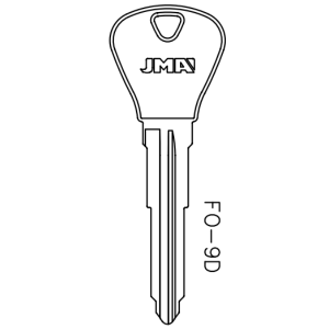 JMA H65 X221 FORD KEY BLANK FO-9D PACK OF 10