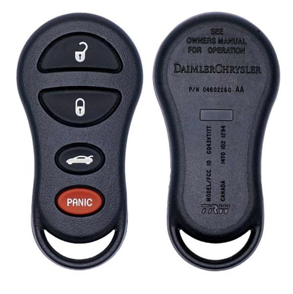 2001-2008 CHRYSLER DODGE JEEP 4B KEYLESS ENTRY REMOTE FOB 04602260 GQ43VT17T