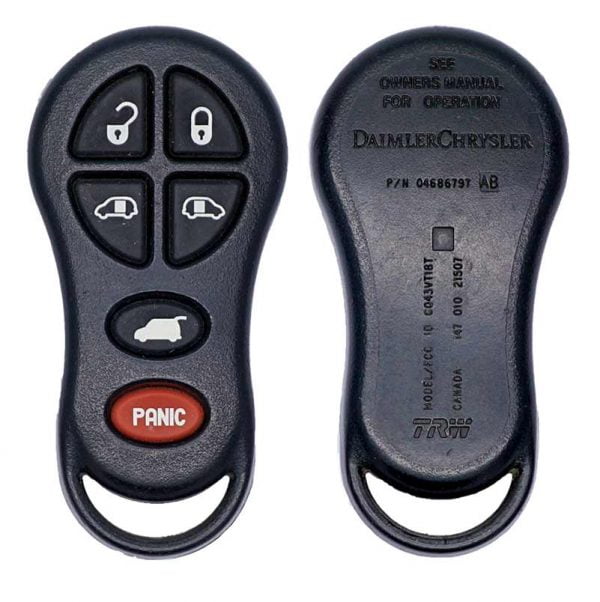 2001-2003 CHRYSLER DODGE 6B KEYLESS ENTRY REMOTE FOB GQ43VT18T 04686797
