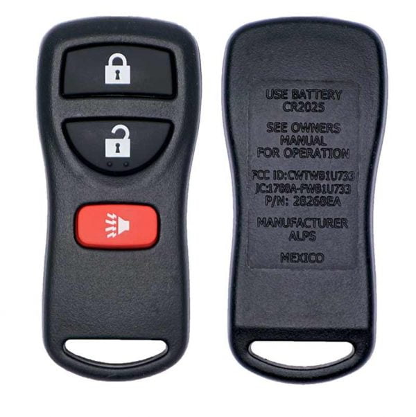2005-2019 3B NISSAN KEYLESS ENTRY REMOTE FOB TRANSMITTER CWTWB1U733