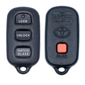 TOYOTA MATRIX PONTIAC VIBE 4B KEYLESS ENTRY REMOTE TRANSMITTER GQ43VT14T W/ PANIC