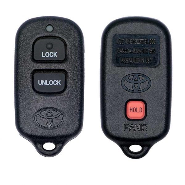 2001-2005 TOYOTA 3B KEYLESS ENTRY REMOTE TRANSMITTER BAB237131-056