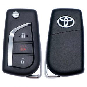 2017-2018 TOYOTA COROLLA 3B FLIP KEY REMOTE FOB TRANSMITTER HYQ12BFA 89070-12C20