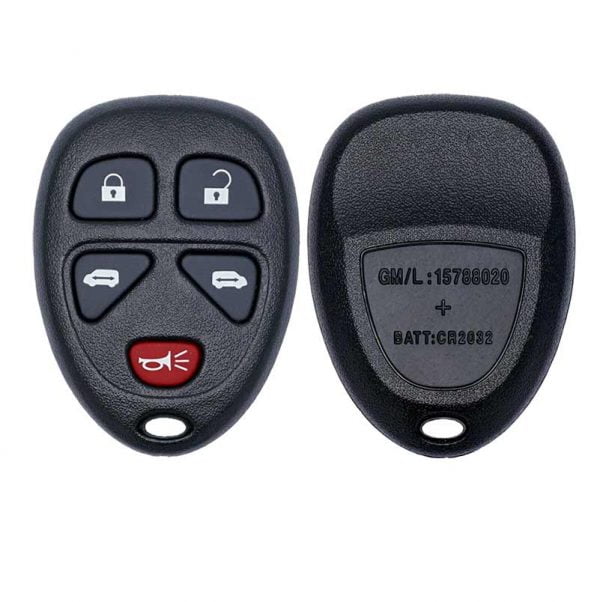 2006-2011 GENERAL MOTORS 5B KEYLESS ENTRY REMOTE FOB 15788020 KOBGT04A