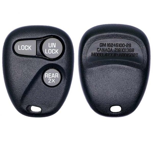1996-2000 GENERAL MOTORS 3B KEYLESS ENTRY REMOTE FOB 16245100-29 ABO1502T