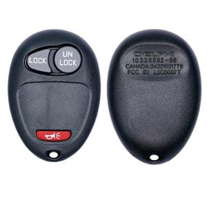 2004-2011 GENERAL MOTORS 3B KEYLESS ENTRY REMOTE FOB L2C0007T 10335583