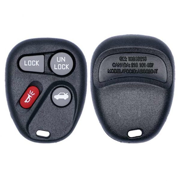 1997-2000 GENERAL MOTORS 4B KEYLESS ENTRY REMOTE FOB ABO0204T 10246215