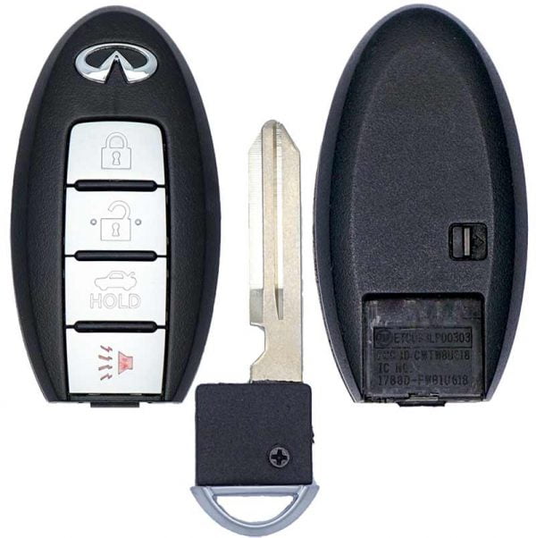 2008-2010 INFINITI M35 M45 4B SMART KEYLESS PROXIMITY REMOTE FOB TRANSMITTER CWTWBU618