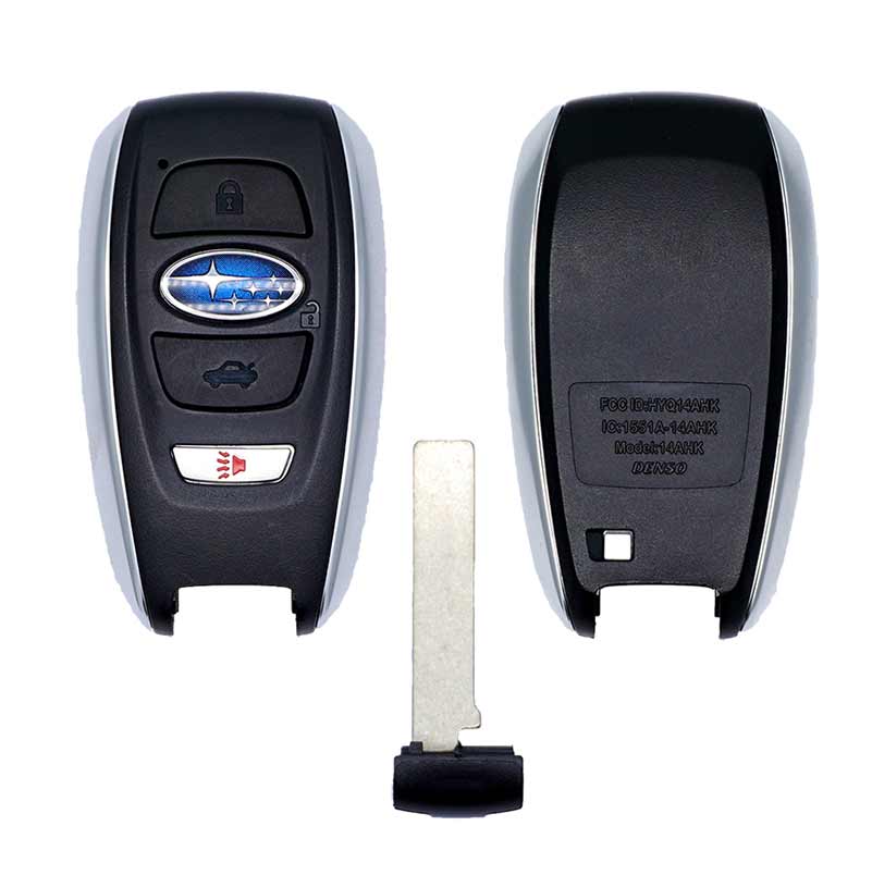 OEM Subaru Proximity Smart Keyless Entry Remote Key Fob - HYQ14AKB - 2020-2026 Ascent WRX Outback Legacy Forester Crosstrek - Includes Emergency Blade