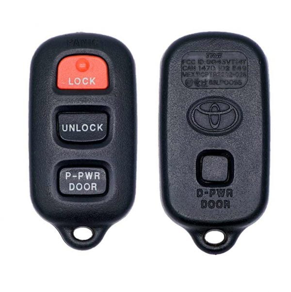 1999-2003 TOYOTA SIENNA 4B KEYLESS ENTRY REMOTE TRANSMITTER GQ43VT14T