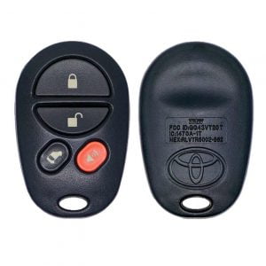2004-2013 TOYOTA SIENNA 4B KEYLESS ENTRY REMOTE TRANSMITTER GQ43VT20T
