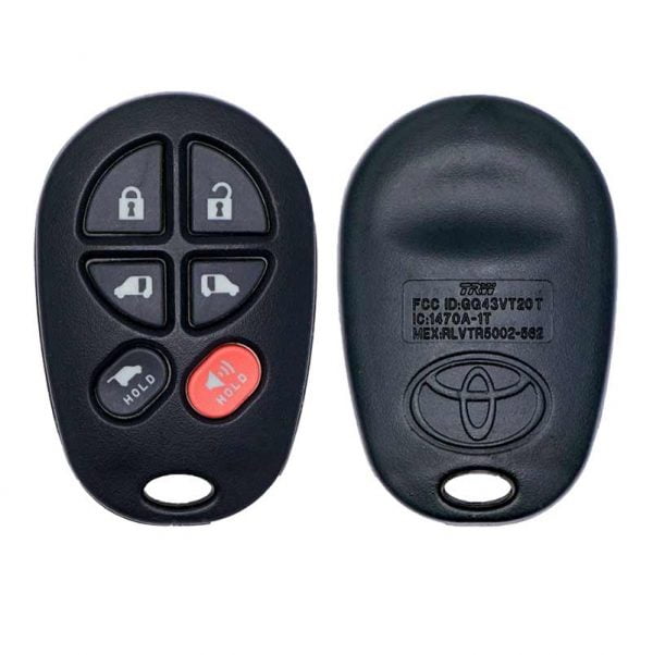 2004-2018 TOYOTA SIENNA 6B KEYLESS ENTRY REMOTE TRANSMITTER GQ43VT20T