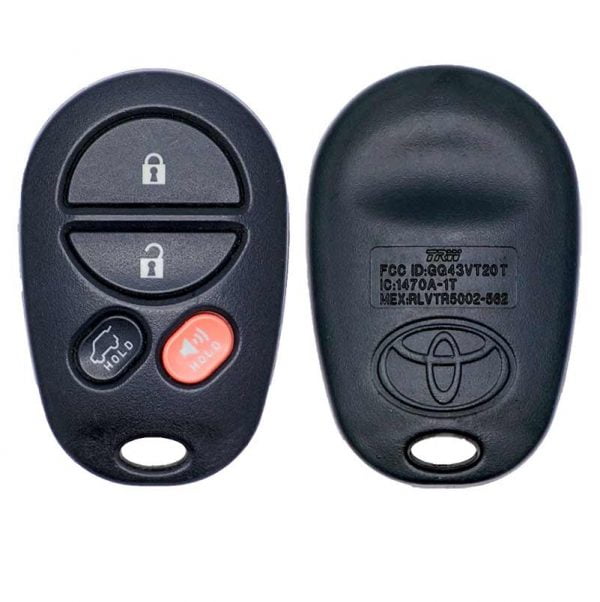 2007-2012 TOYOTA HIGHLANDER SPORT 4B KEYLESS ENTRY REMOTE TRANSMITTER GQ43VT20T