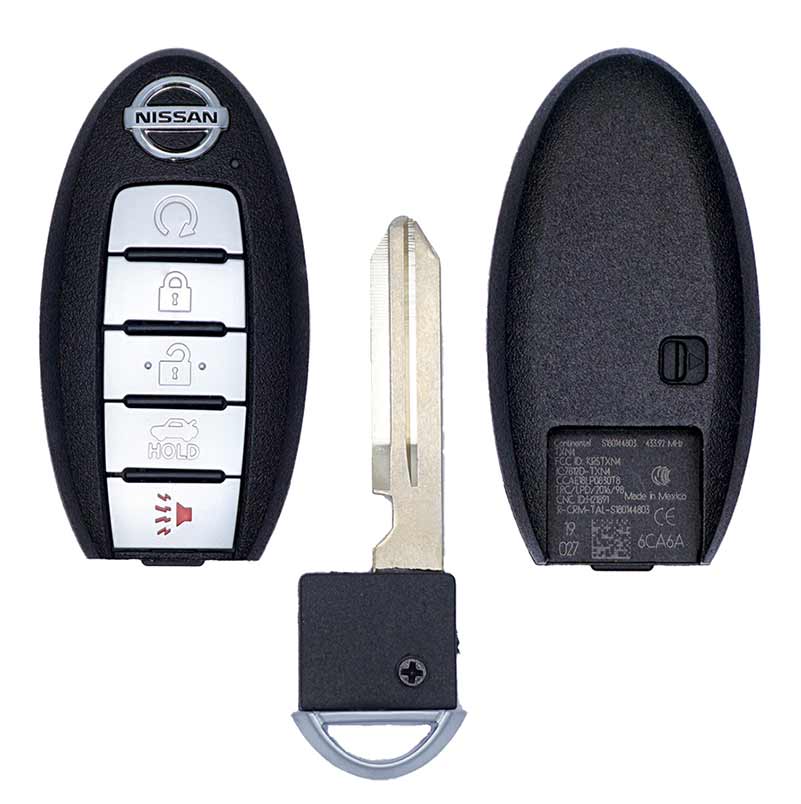 thumbnail image 2 of Replacement Smart Key Fob For Nissan Altima, Versa, Sentra (2019-2023) - 5 Button Remote, FCC ID KR5TXN4 - Needs Programming 2 of 12