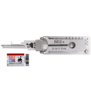 ORIGINAL LISHI BE2 BEST 6 PIN 2 IN 1 RESIDENTIAL PICK