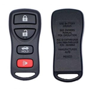 2003-2006 NISSAN SENTRA 4B KEYLESS ENTRY REMOTE FOB TRANSMITTER CWTWB1U429