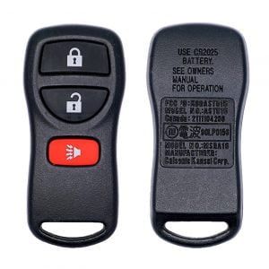 2002-2007 3B NISSAN INFINITI KEYLESS ENTRY REMOTE FOB TRANSMITTER KBRASTU15
