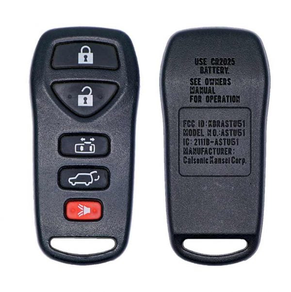 2004-2010 5B NISSAN QUEST KEYLESS ENTRY REMOTE FOB TRANSMITTER KBRASTU51