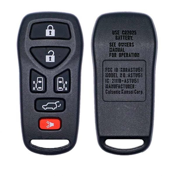2004-2010 6B NISSAN QUEST KEYLESS ENTRY REMOTE FOB TRANSMITTER KBRASTU51