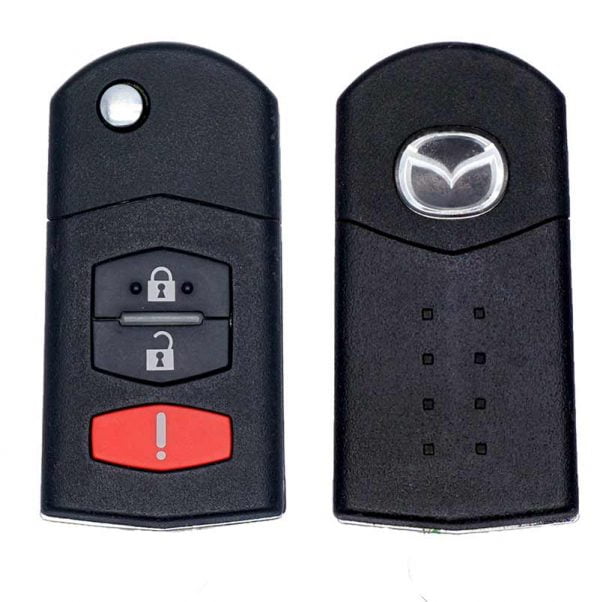 2005-2008 MAZDA 6 3B KEYLESS ENTRY FLIP KEY TRANSMITTER KPU41788