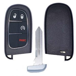 NEW REPLACEMENT CASE SHELL FOR JEEP / RAM SMART KEYLESS PROXIMITY REMOTE FOB 68105078 56046956