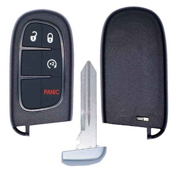 NEW REPLACEMENT CASE SHELL FOR JEEP / RAM SMART KEYLESS PROXIMITY REMOTE FOB 68105078 56046956