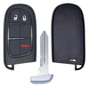 NEW REPLACEMENT CASE SHELL FOR JEEP CHEROKEE 3B SMART KEYLESS PROXIMITY REMOTE FOB 68105087