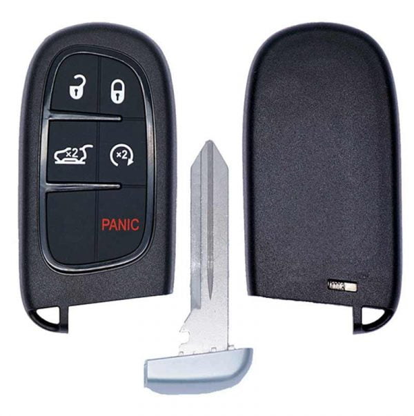 NEW REPLACEMENT CASE SHELL FOR JEEP CHEROKEE 5B SMART KEYLESS PROXIMITY REMOTE FOB 68141580