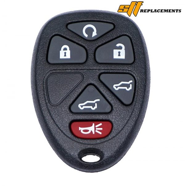 2007-2014 REPLACEMENT GM GMC CHEVROLET 6B KEYLESS ENTRY REMOTE FOB W/ POWER HATCH / HATCH GLASS OUC60221 / OUC60270