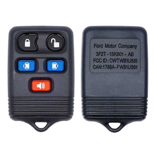 1999-2007 FORD LINCOLN MERCURY 5B KEYLESS ENTRY REMOTE FOB TRANSMITTER CWTWB1U551