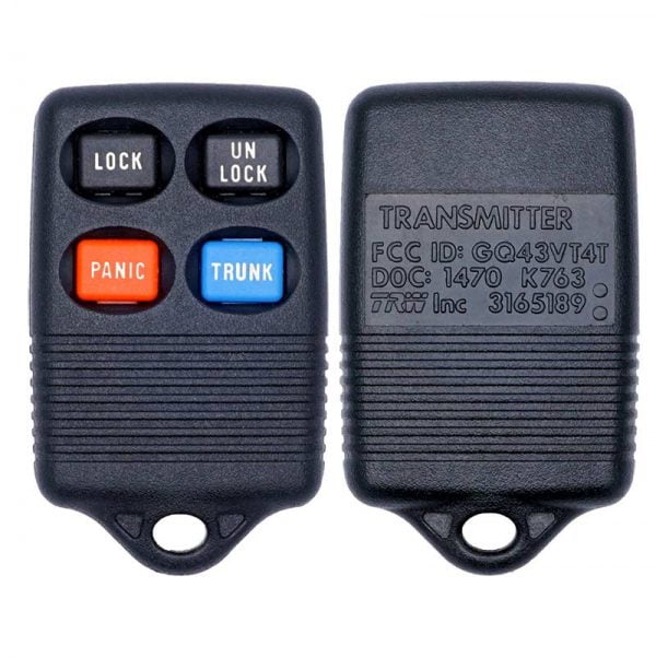 1993-1997 FORD MERCURY 4B KEYLESS ENTRY REMOTE FOB TRANSMITTER GQ43VT4T