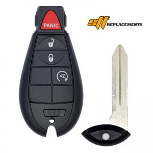 2014-2021 REPLACEMENT JEEP CHEROKEE 4B FOBIK STYLE KEYLESS ENTRY REMOTE FOB GQ4-53T 68105083