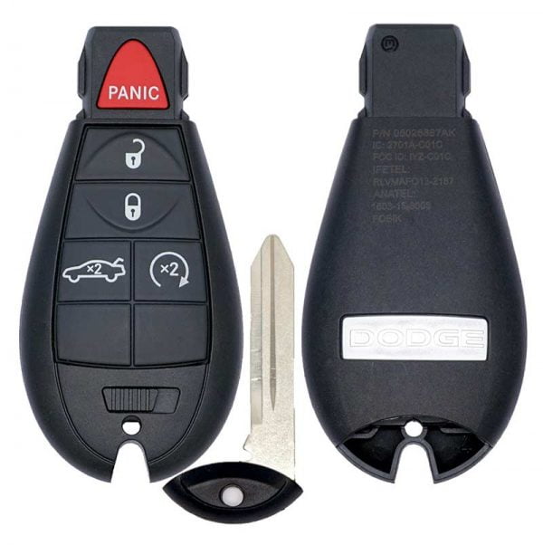 2009-2015 DODGE CHALLENGER 5B FOBIK KEYLESS GO PROXIMITY REMOTE FOB TRANSMITTER IYZ-C01C 56046694