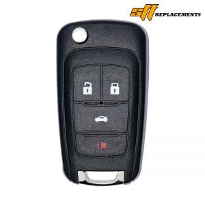 2010-2022 REPLACEMENT CHEVROLET CRUZE CAMARO IMPALA MALIBU EQUINOX SONIC 4B FLIP KEY REMOTE OHT01060512