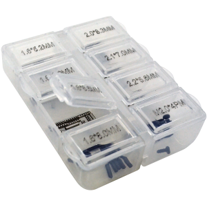 SET OF REPLACEMENT ROLL PINS & SCREWS - 10 EACH IN 7 SIZES BY GTL