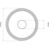 HSS M35 63mm (45°) ANGLE MILLING CUTTER - Image 2