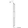 HSS M35 63mm (45°) ANGLE MILLING CUTTER - Image 3
