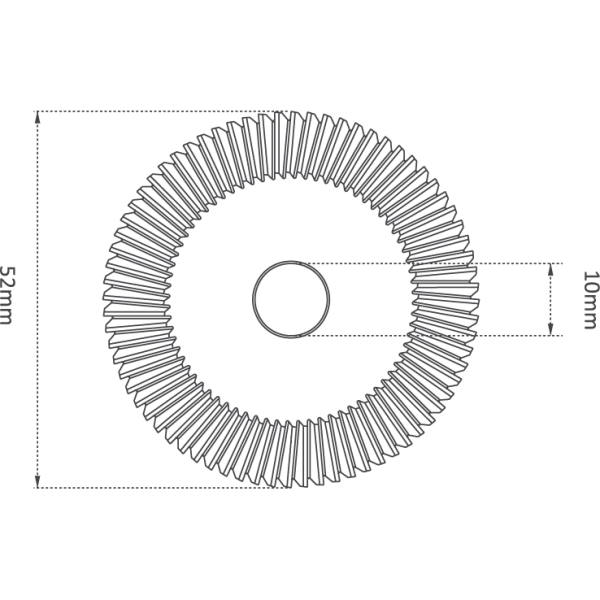SOLID CARBIDE 52mm (40°) ANGLE MILLING CUTTER - Image 2