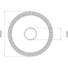 SOLID CARBIDE 63mm (70°) ANGLE MILLING CUTTER - Image 2
