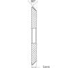 HSS M35 60mm (80°) ANGLE MILLING CUTTER - Image 3