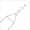 (4.5mm Tip) 1mm TRACER POINT FOR KEYLINE 994 - Image 2