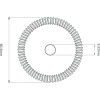HSS M35 60.4mm (84°) ANGLE MILLING CUTTER - Image 2