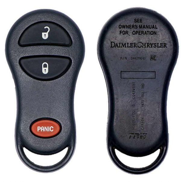 2001-2005 CHRYSLER 3B KEYLESS ENTRY REMOTE FOB GQ43VT13T 04671641