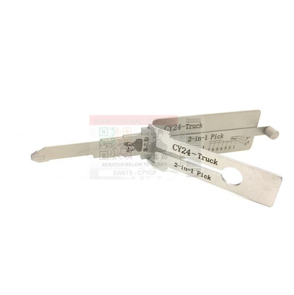 ORIGINAL LISHI CY24 TRUCK CHRYSLER 8-CUT Y157 / Y159 2-IN-1 PICK - DOOR/TRUNK - ANTI GLARE